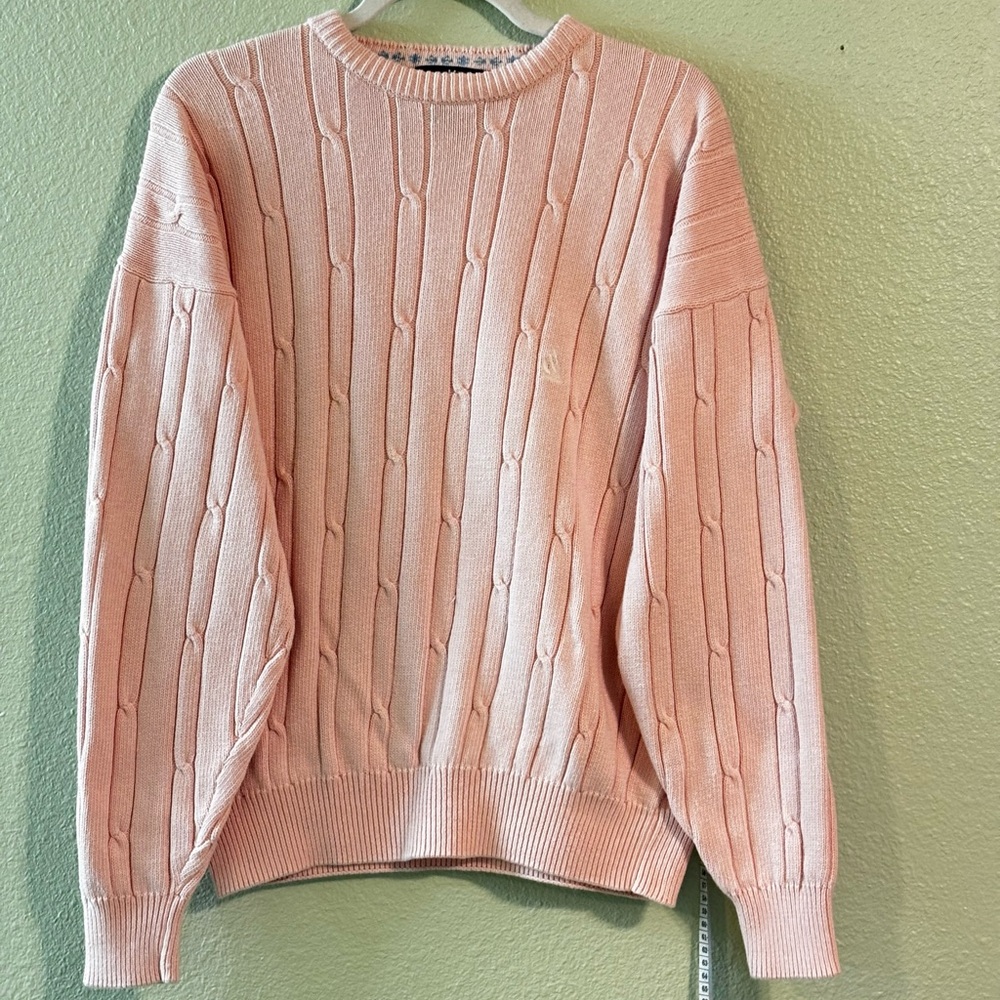Nautica Light Pink Knit Sweater